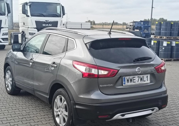 Nissan Qashqai cena 64000 przebieg: 78300, rok produkcji 2017 z Warszawa małe 22